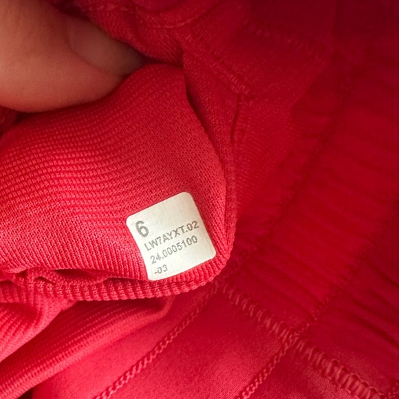 Lululemon Hotty Hot High-Rise Lined Short 4" - Glaze Pink SZ 6 - Picture 3 of 6